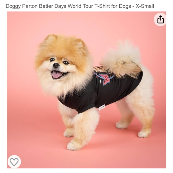 Dolly Parton Doggy Parton "Better Day World Tour" T-shirt for Dogs Size XS NWT - Picture 6 of 10